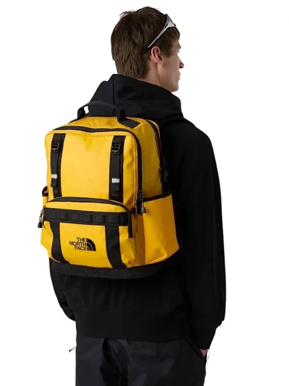 NWT The North Face Base Camp Day Backpack Summit Gold/TNF Black